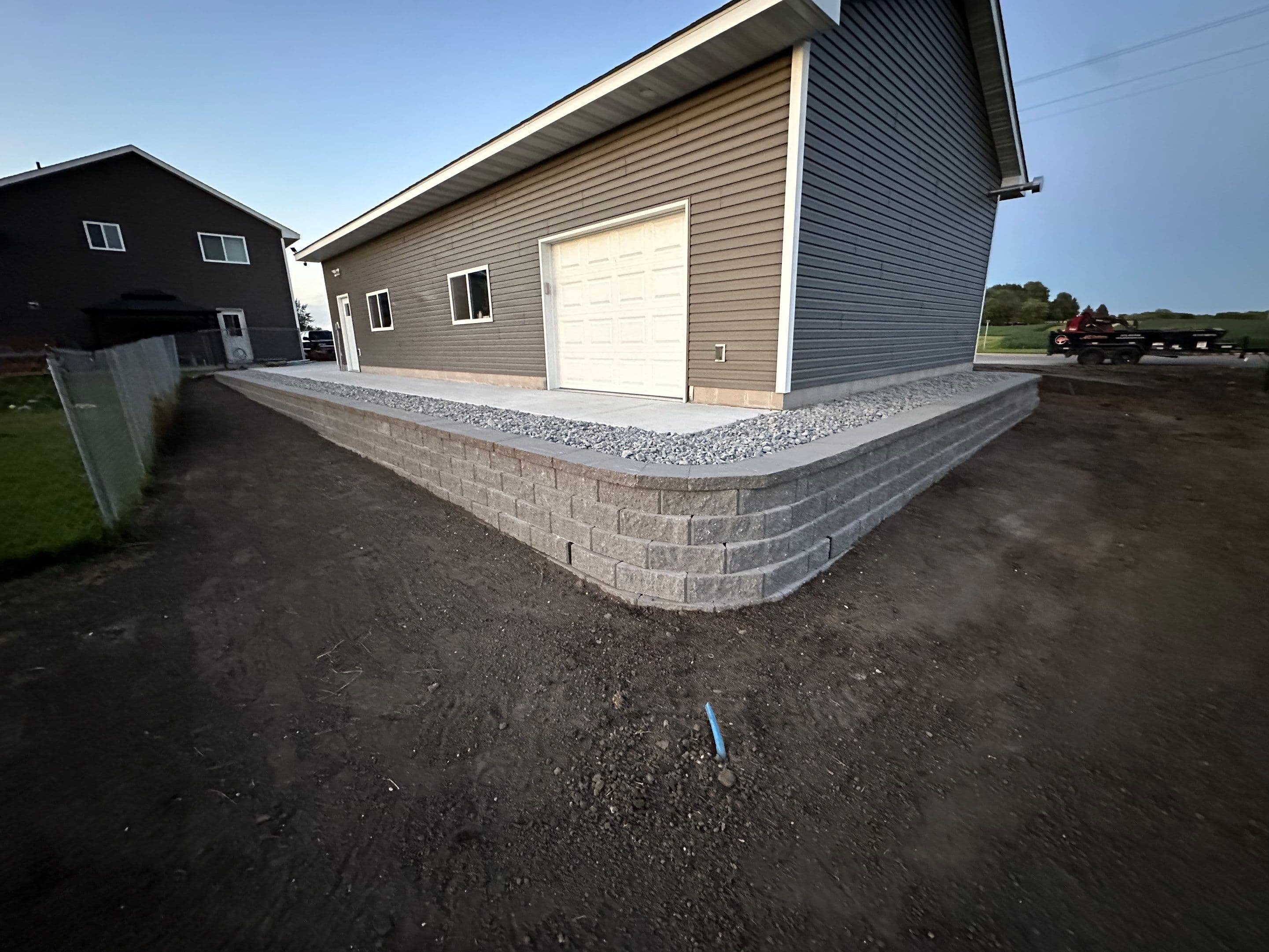 Project New Retaining Wall Project in Maple Lake image