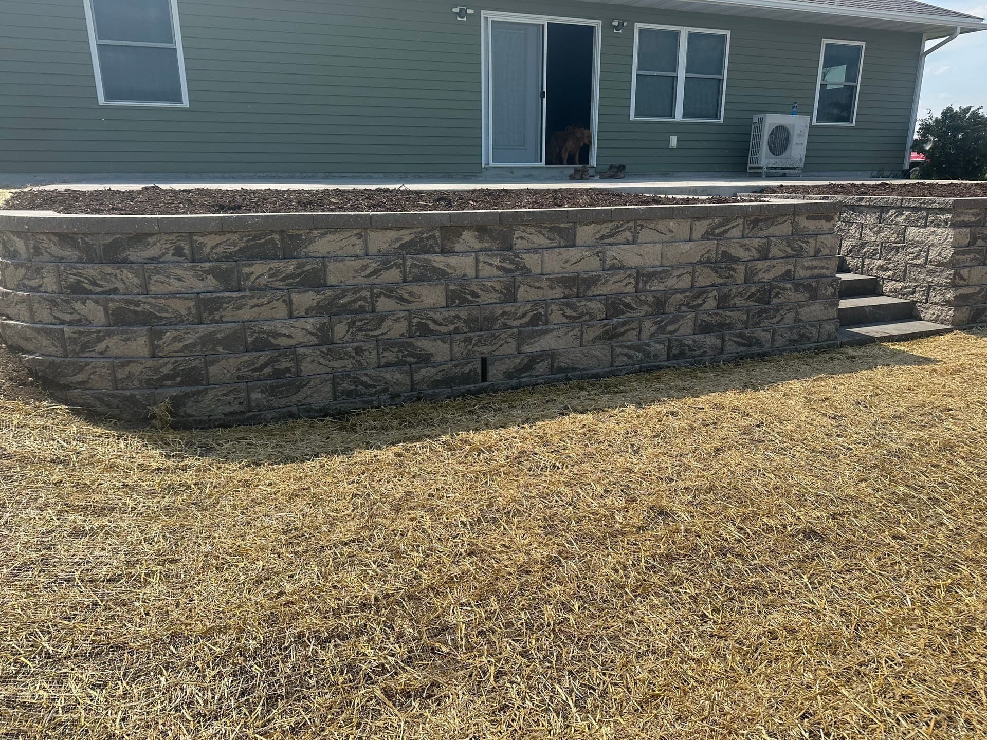 Gallery photos for Concrete Patio and Retaining Wall Makeover in Cokato: Image #3