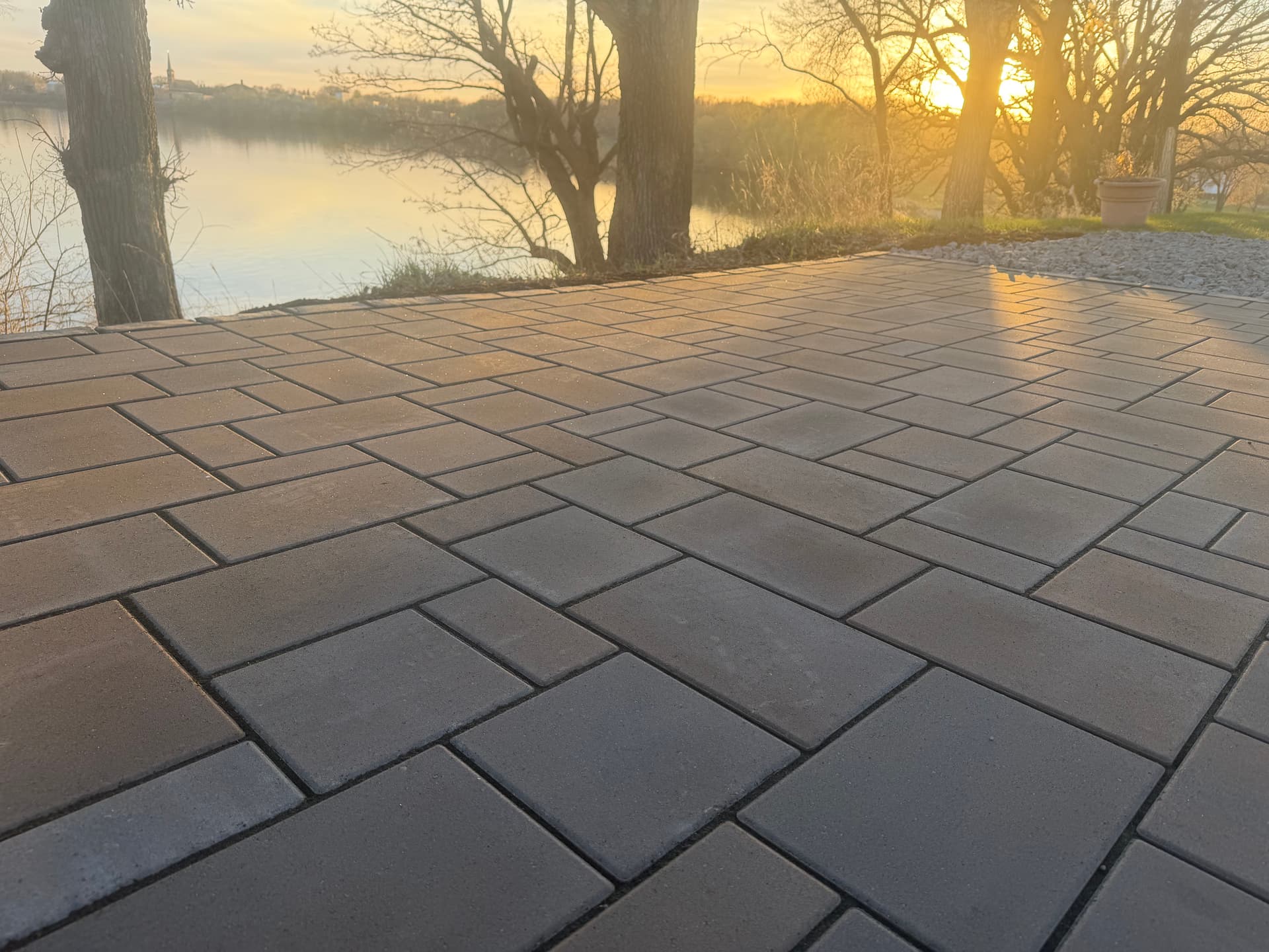 Gallery photos for Lakeside Paver Patio Built Right in Winsted MN: Image #1
