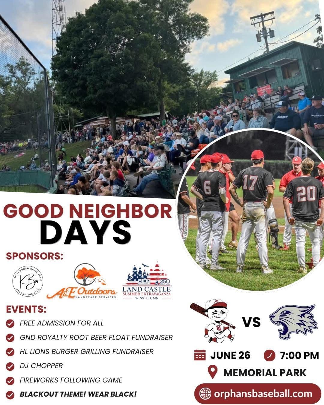 A&E Outdoors is a Proud Sponsor of Howard Lake Good Neighbor Days image