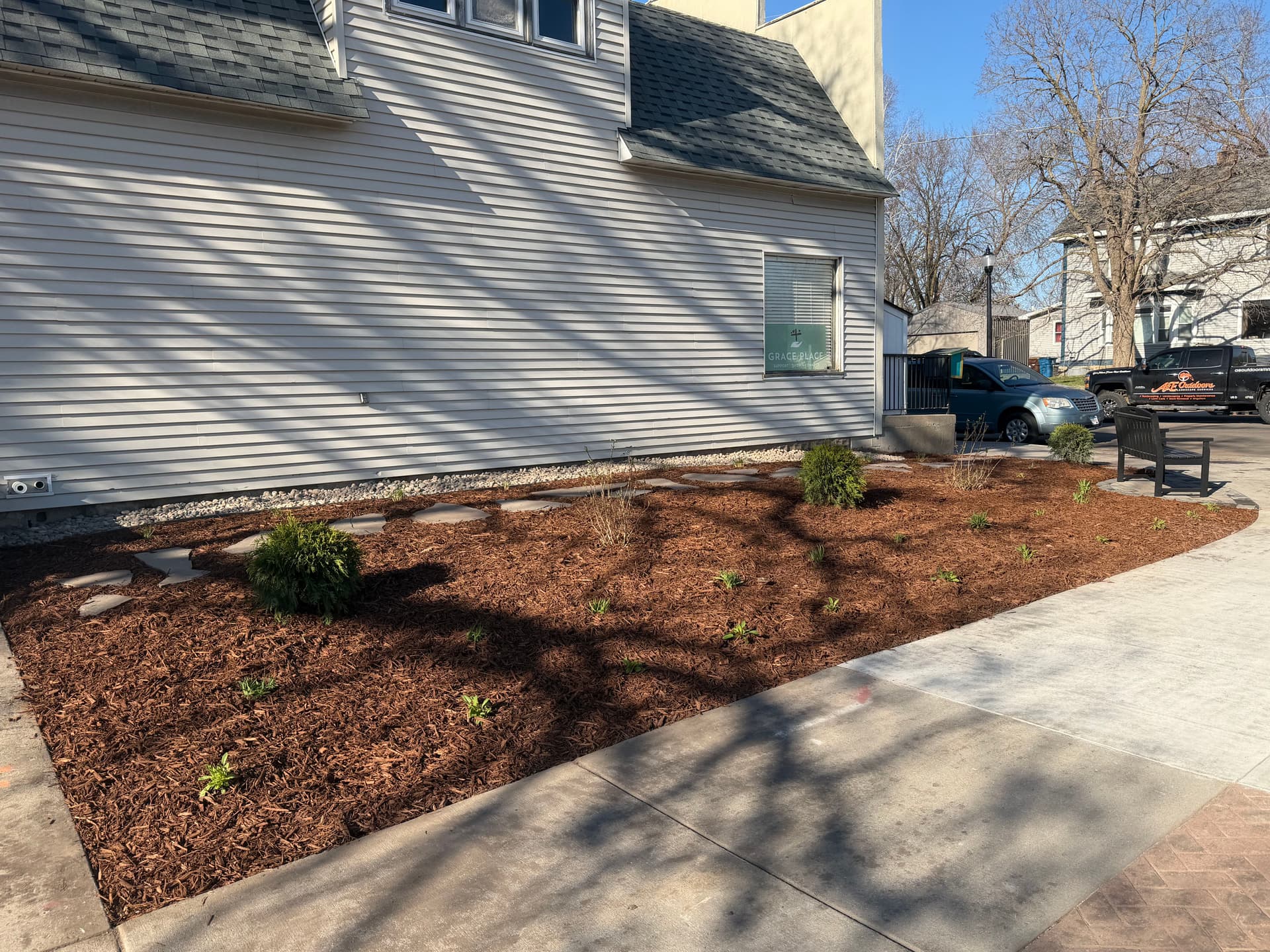 Gallery photos for Complete Commercial Landscape Overhaul for Grace Place: Image #2