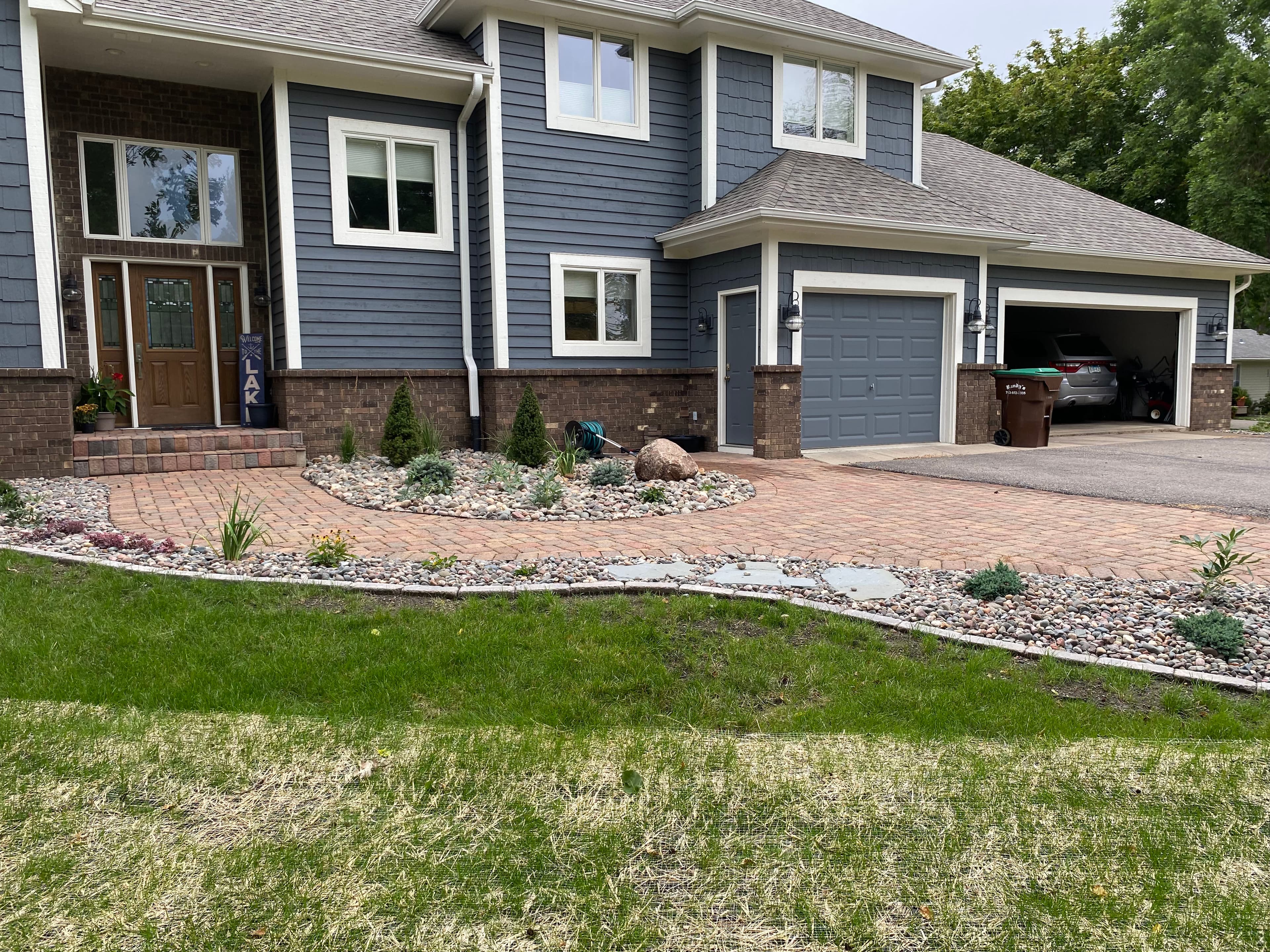 Project Full Landscape Renovation in Waconia MN Front to Back image