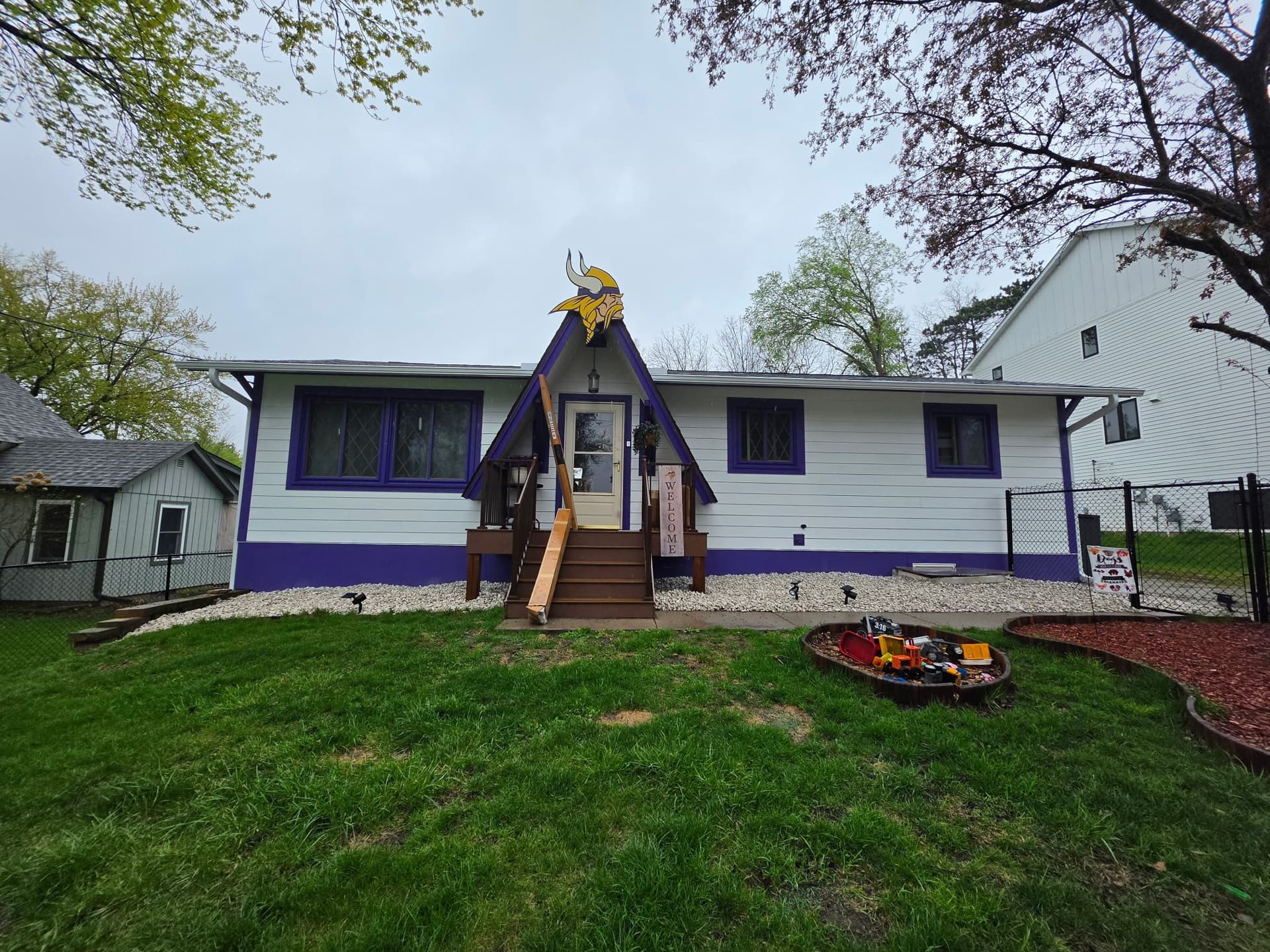 Gallery photos for Stillwater Backyard Gets Sod Fire Pit and Full Landscaping Overhaul: Image #2