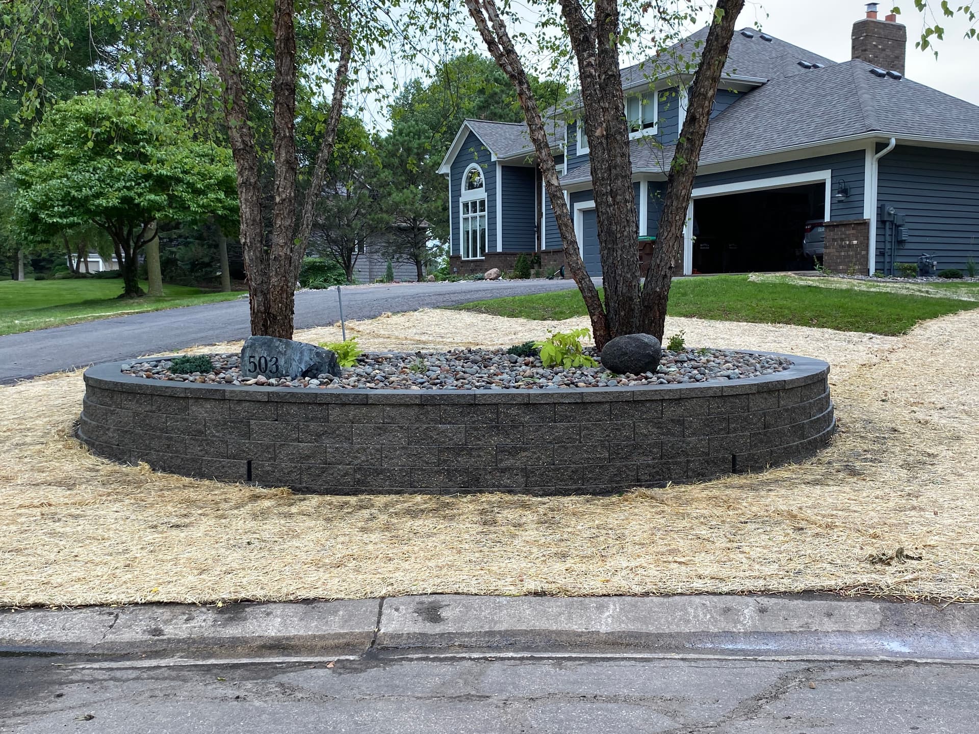 Gallery photos for Full Landscape Renovation in Waconia MN Front to Back: Image #2