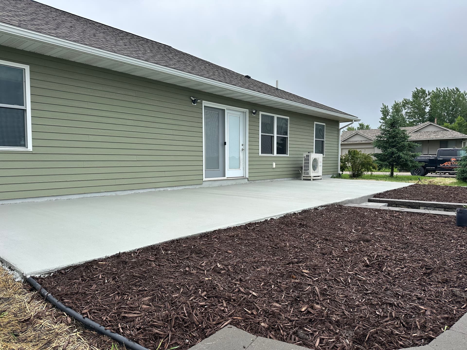 Gallery photos for Concrete Patio and Retaining Wall Makeover in Cokato: Image #1