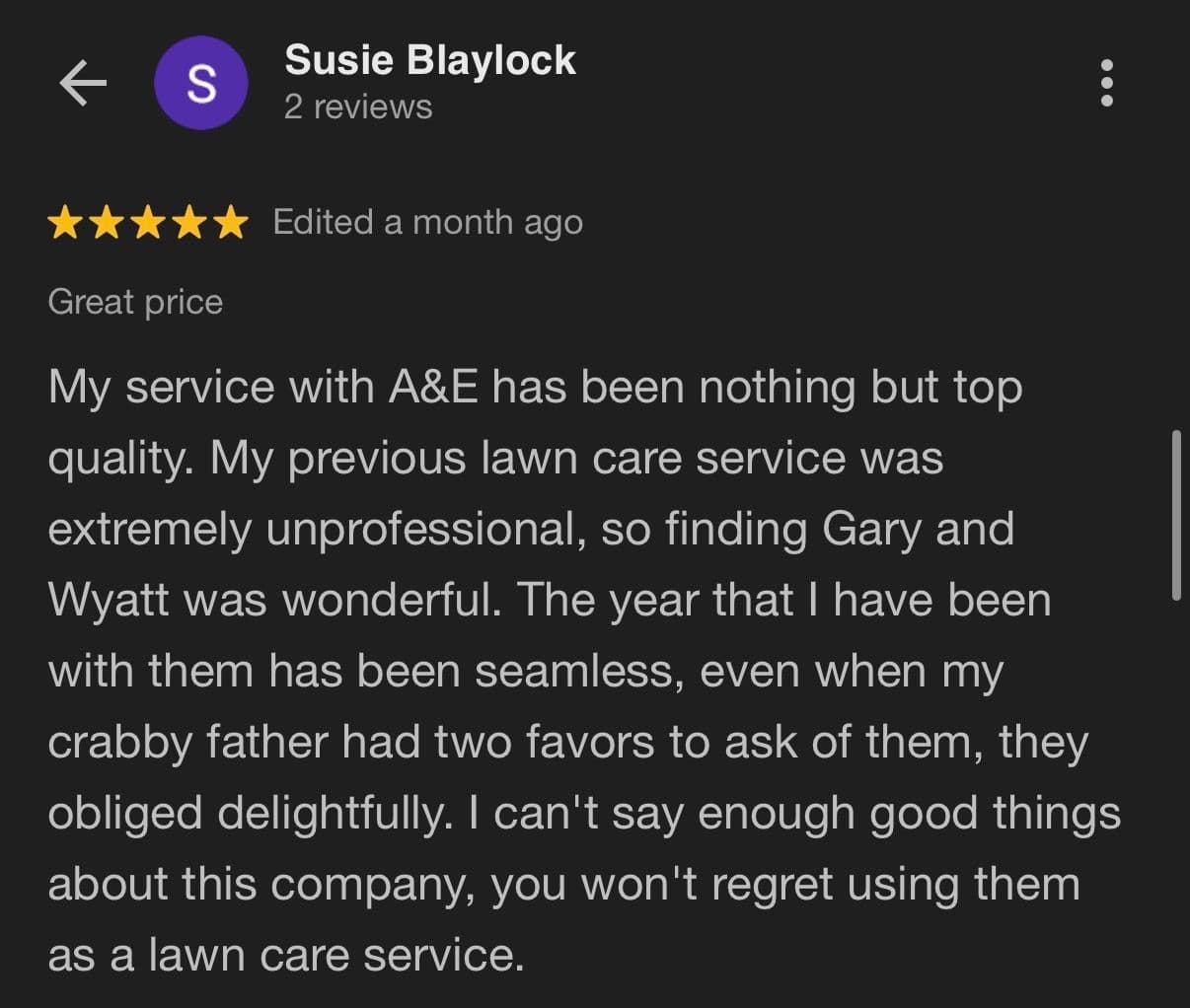 Gallery photos for Real Customers, Real Results - What People Are Saying About A&E Outdoors: Image #3