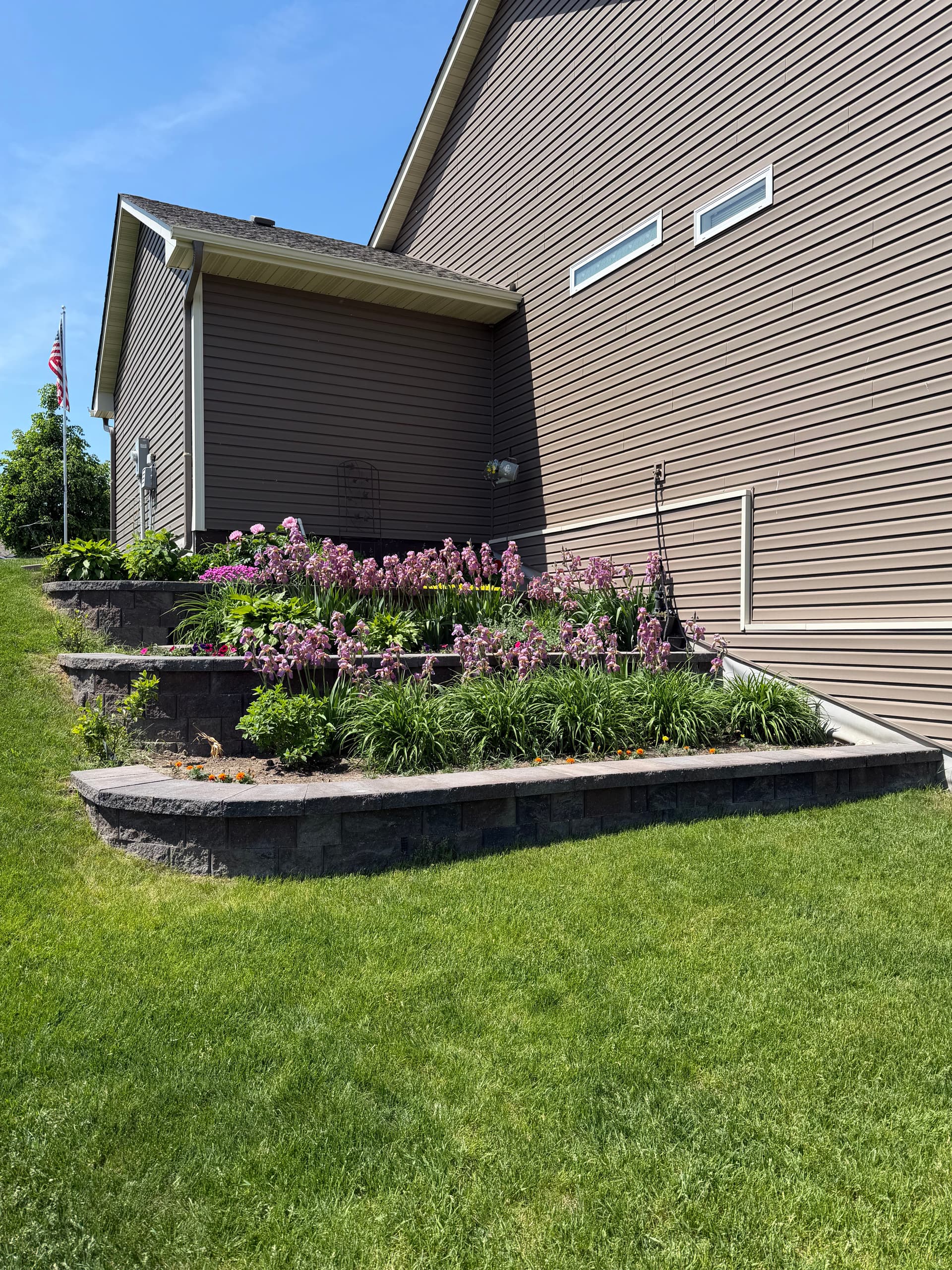 Gallery photos for Paver Patio and Tiered Retaining Wall Projects Built to Last: Image #1