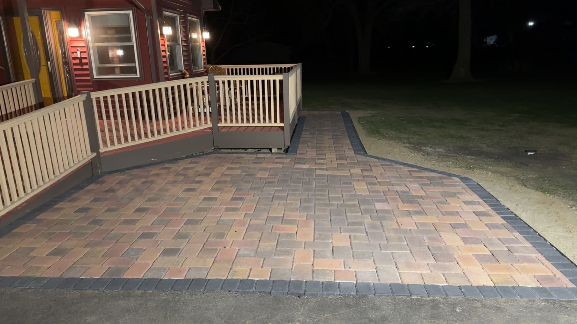 Gallery photos for Front Yard Paver Patio and Landscape Makeover in Hutchinson MN: Image #2