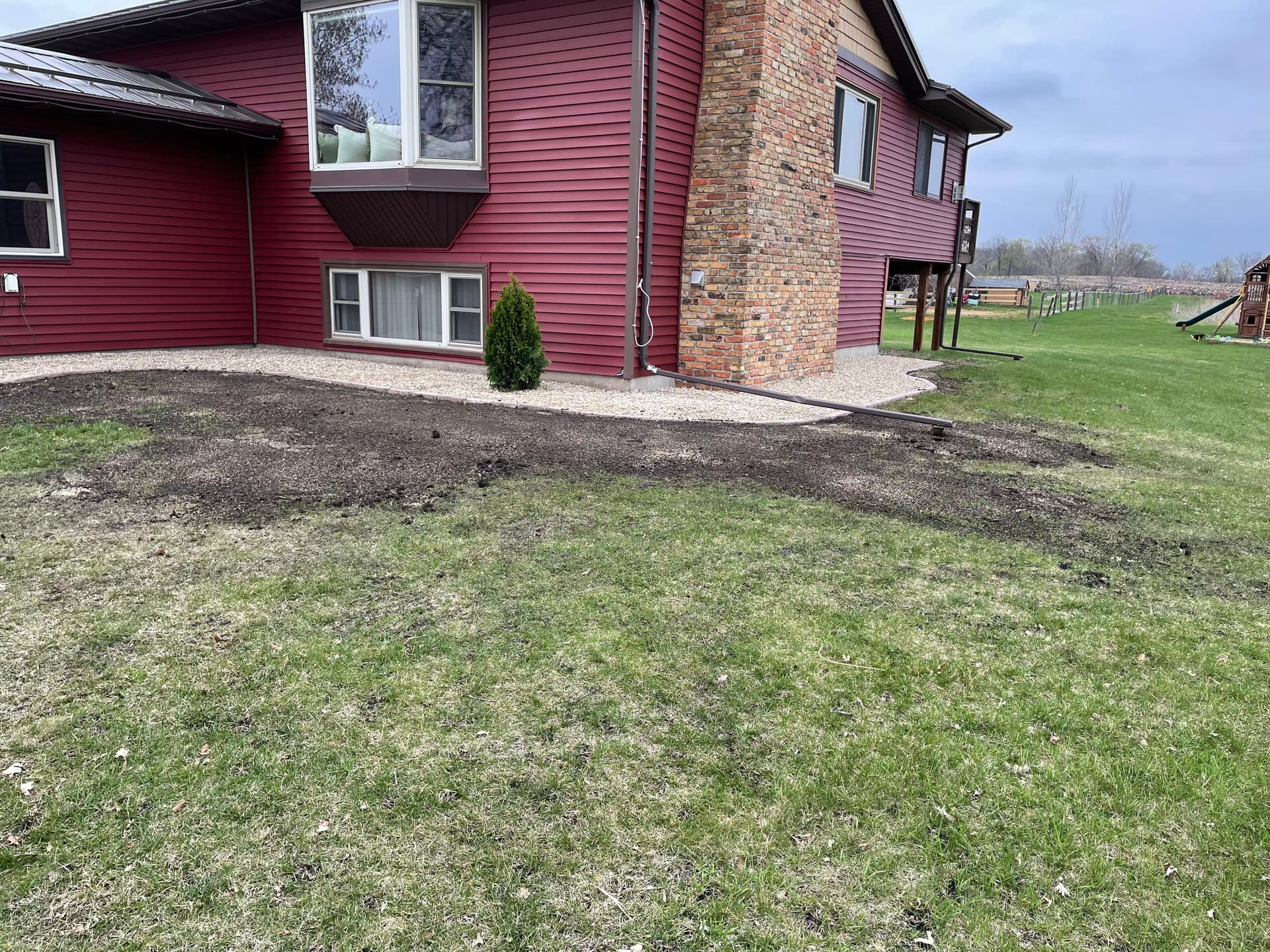 Gallery photos for Front Yard Paver Patio and Landscape Makeover in Hutchinson MN: Image #5